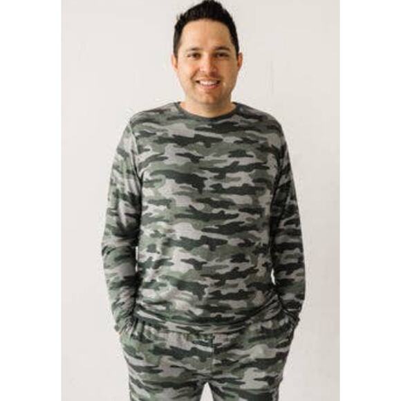 Little Sleepies Other - Little Sleepies Vintage Camo Men's Bamboo Viscose Pajama Top  Men Small New
